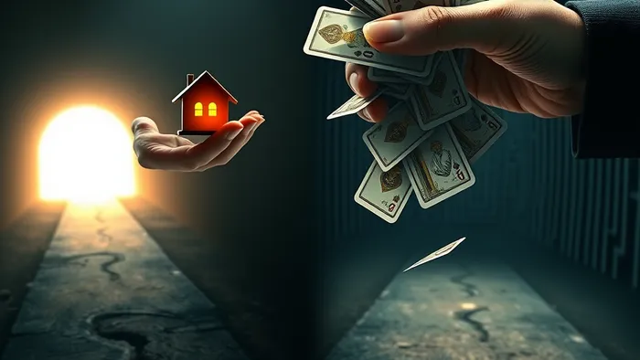 Иллюстрация к статье: Долги по ипотеке: Продать с убытком или влезть в новые кредиты? Разбор с картами Таро