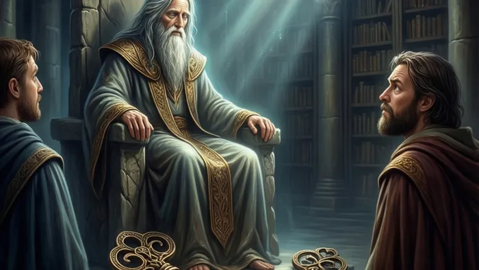 Иллюстрация к статье: Иерофант: Медитация на Аркан Системы. Как слушать голос традиции