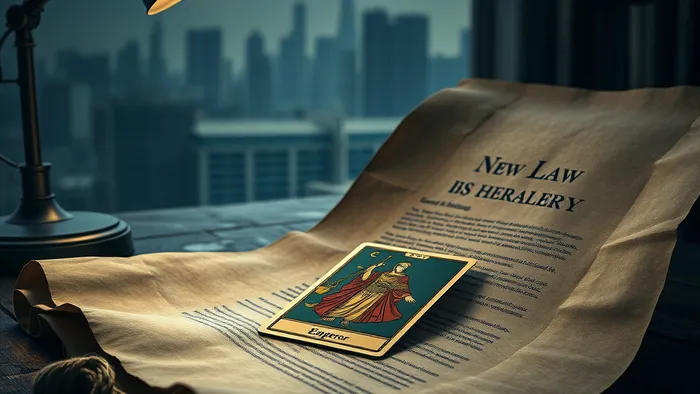 Иллюстрация к статье: Новый регуляторный закон на рынке: карты Таро о ближайшем годе для вашего бизнеса