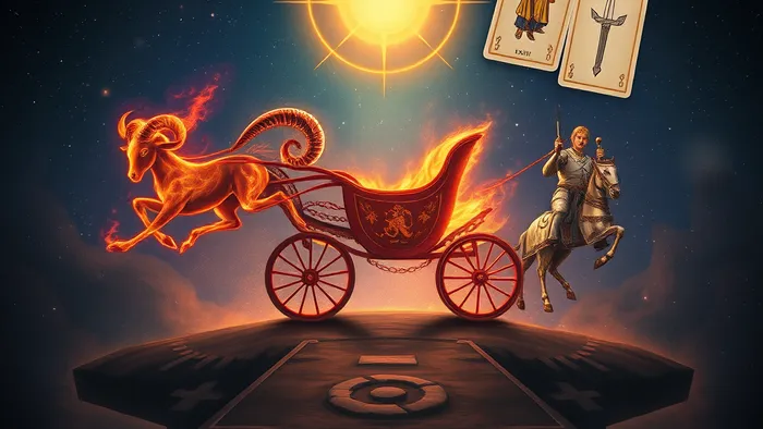 Иллюстрация к статье: Овен в июне: Таро-прогноз на месяц пламени и выбора