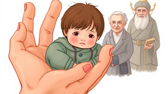 Иллюстрация к статье: «Почему я чувствую себя плохим родителем?»: Как карты Таро помогают разобраться в чувстве вины и найти свой путь