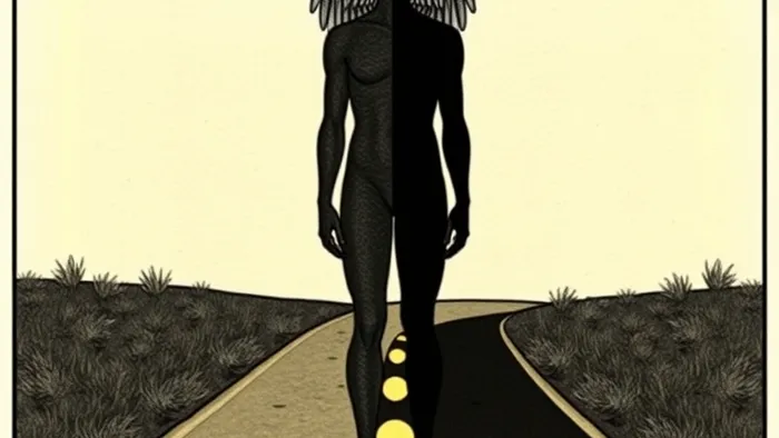 Иллюстрация к статье: Работа с тенью через аркан Влюбленные: Как сделать трудный выбор средством целостности