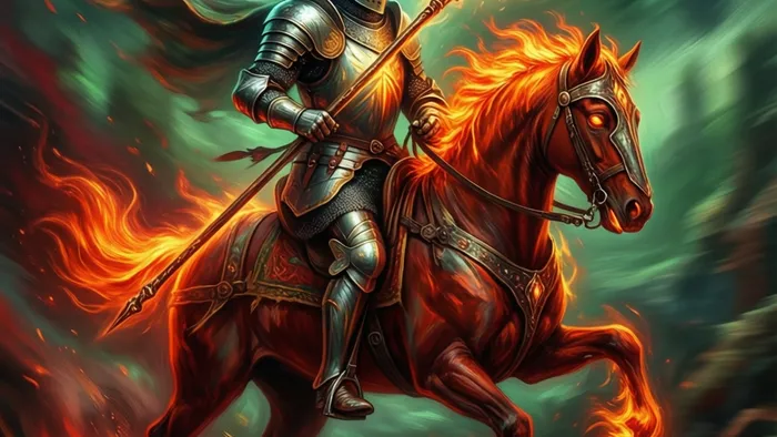 Иллюстрация к статье: Рыцарь Жезлов на здоровье: Огонь, который лечит и предупреждает