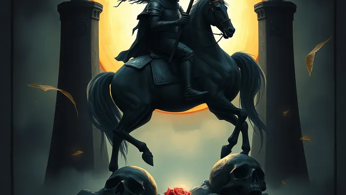 Иллюстрация к статье: Смерть (XIII Аркан): За гранью страха — трансформация и обновление