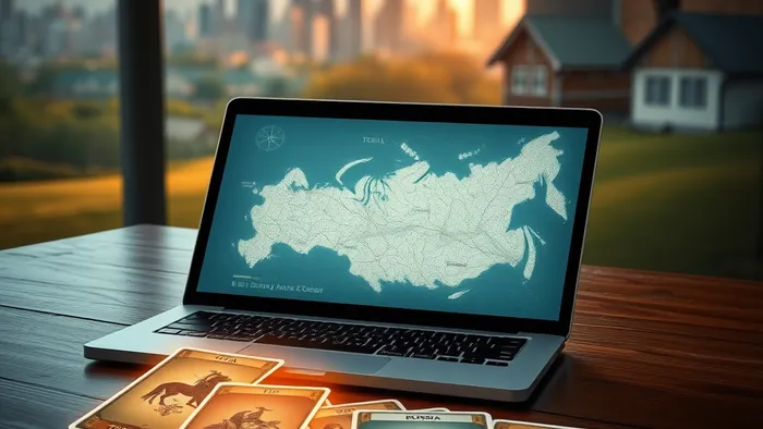 Иллюстрация к статье: Таро и переезд: как удалёнка меняет финансовые планы на жильё
