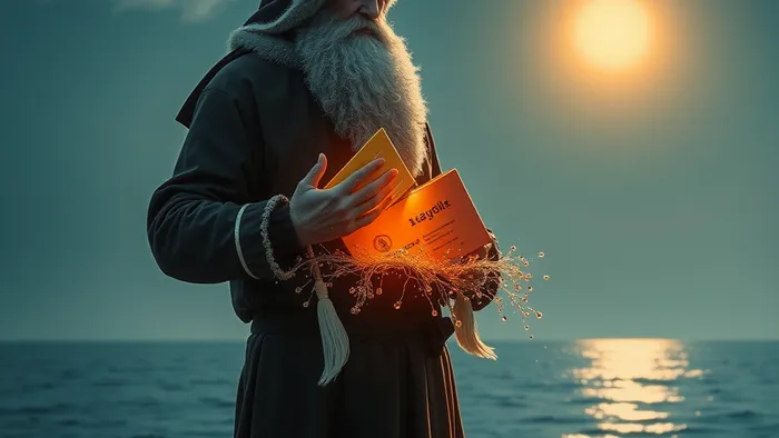Иллюстрация к статье: Умеренность в Таро: Гармония как искусство смешения полярностей