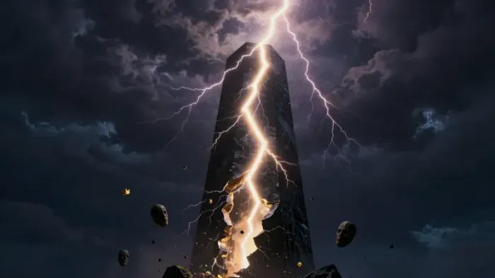 Иллюстрация к статье: Архетип Башня: когда бессознательное сносит стены нашего эго