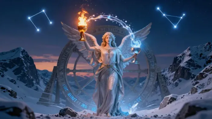 Иллюстрация к статье: Архетип Искателя: Таро-прогноз для Стрельца на декабрь сквозь призму юнгианской психологии