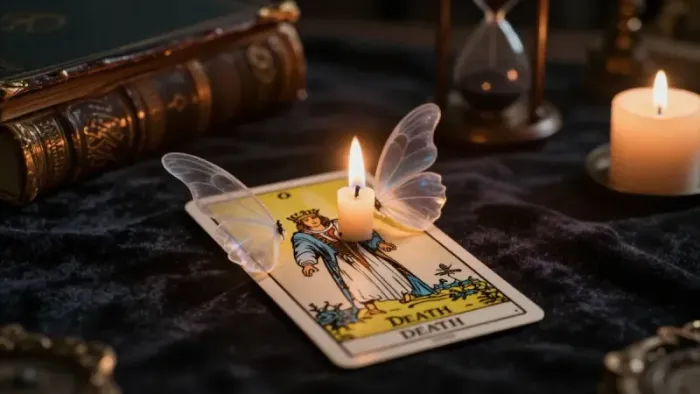 Иллюстрация к статье: Архетип Смерти в Таро: Когда бессознательное требует перемен через сочетания карт