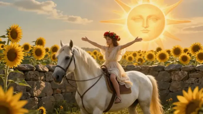 Иллюстрация к статье: Архетип Солнца: Почему этот аркан — самый честный тест вашего бессознательного