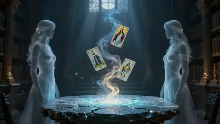 Иллюстрация к статье: Архетипы примирения: как читать поле в раскладах на отношения