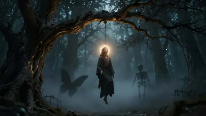 Иллюстрация к статье: Аркан Повешенный как зеркало души: Проективный тест на глубинные блоки