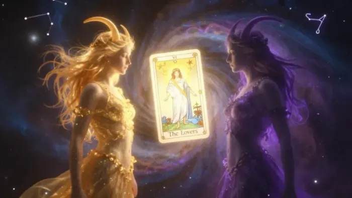 Иллюстрация к статье: Близнецы: Таро-прогноз сквозь призму юнгианской психологии и архетипов