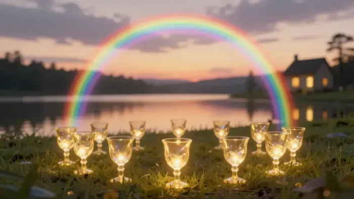 Иллюстрация к статье: Десятка Кубков: Совет карты сквозь призму юнгианской психологии