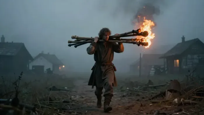 Иллюстрация к статье: Десятка Жезлов в Таро: Психология непосильной ноши и игры бессознательного