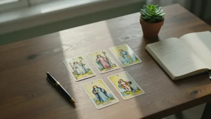 Иллюстрация к статье: Дева в июле: Расклад на поиск внутренней опоры и работу с Тенью