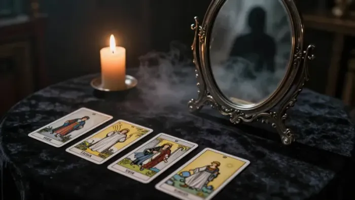 Иллюстрация к статье: Гадание таро на врага: как увидеть Тень и перестать воевать с ветряными мельницами