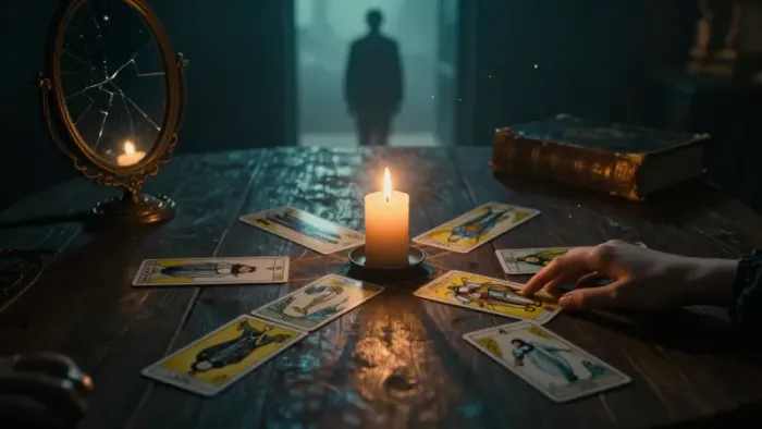 Иллюстрация к статье: Гадание «Вернется ли он»: взгляд сквозь призму юнгианской психологии и лучшие расклады