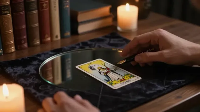 Иллюстрация к статье: Гештальт-подход и Таро: как зеркало бессознательного помогает найти целостность