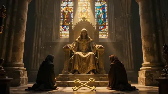 Иллюстрация к статье: Иерофант: Архетип Традиции и Внутренний Голос в Зеркале Юнга