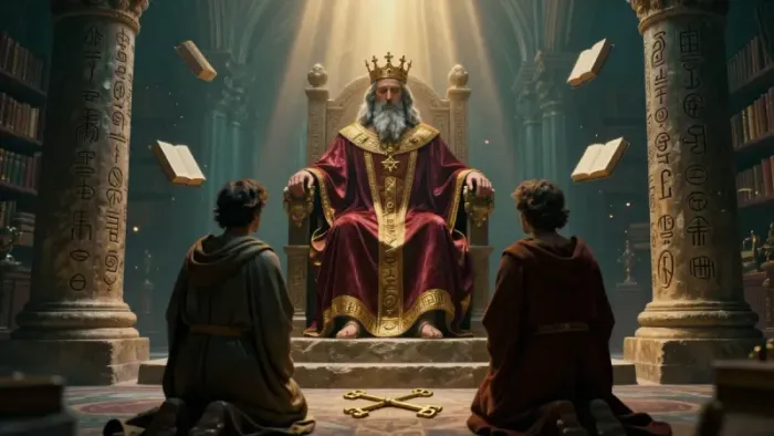 Иллюстрация к статье: Иерофант: Архитектор Смысла и Тень Традиции в Юнгианском Ключе