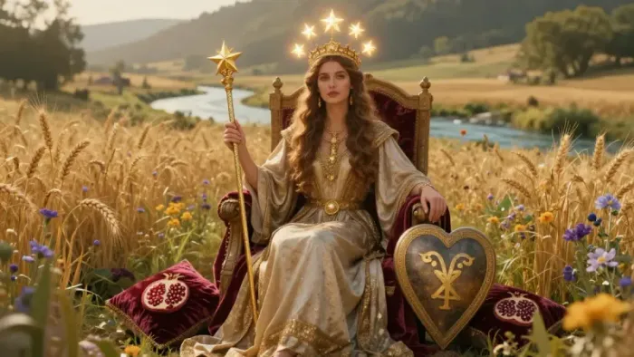 Иллюстрация к статье: Императрица Таро: Архетип Великой Матери и Психология Изобилия