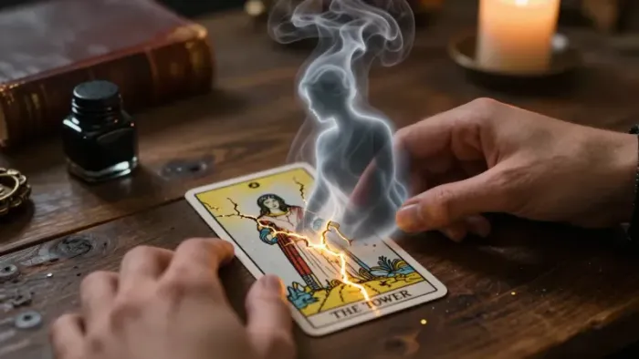 Иллюстрация к статье: Исцеление значения аркана: как превратить тень в ресурс через юнгианский подход