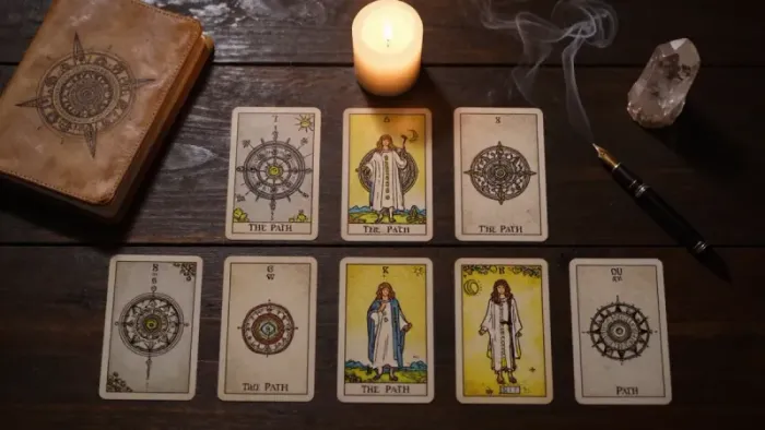 Иллюстрация к статье: Как читать расклад «Путь»: юнгианский взгляд на поле и символы