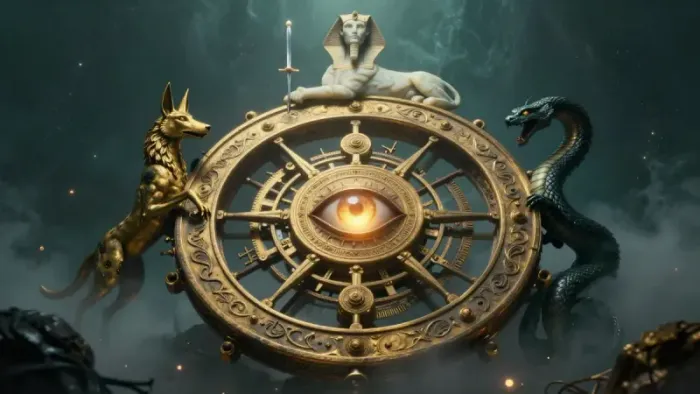 Иллюстрация к статье: Колесо Фортуны: Почему этот аркан — самое честное и жесткое предостережение в Таро