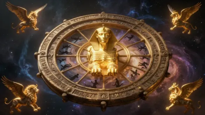 Иллюстрация к статье: Колесо Фортуны: Психология циклов и танец с бессознательным