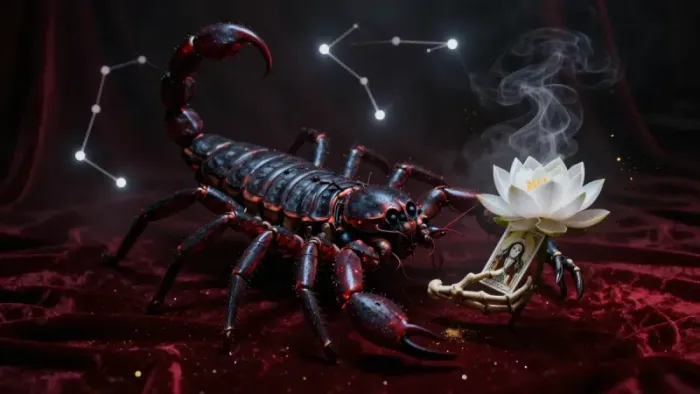 Иллюстрация к статье: Личность Скорпиона через призму Таро: Юнгианский взгляд на архетип Смерти