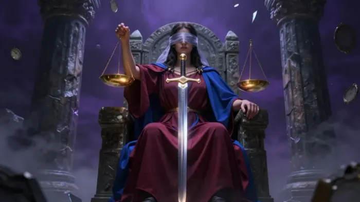 Иллюстрация к статье: Медитация на архетип Справедливость: Честный разговор с собой через призму Юнга