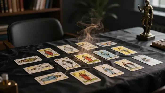 Иллюстрация к статье: Психология и символизм: глубокое прочтение позиций в раскладах на продажу