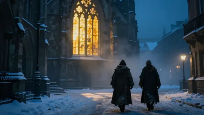 Иллюстрация к статье: Пятерка Пентаклей как карта дня: практика проживания архетипа изгнанника