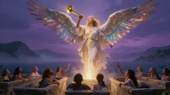 Иллюстрация к статье: Работа с тенью через аркан Суд: Пробуждение истинного «Я»