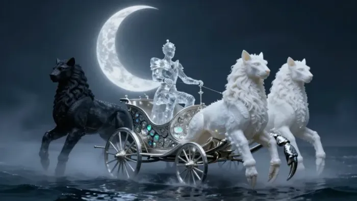 Иллюстрация к статье: Рак и аркан Колесница: Архетип дома на колесах в глубинах бессознательного