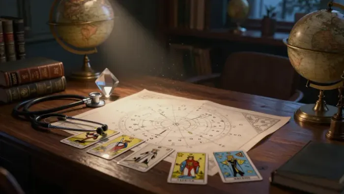 Иллюстрация к статье: Расклад на 6 дом: Архетипы рутины и психосоматики в зеркале Таро