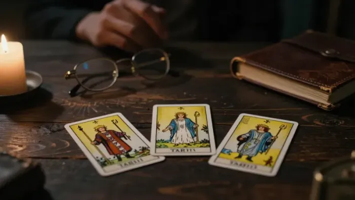 Иллюстрация к статье: Расклад на мужчину 3 карты: как увидеть истинное лицо через призму бессознательного