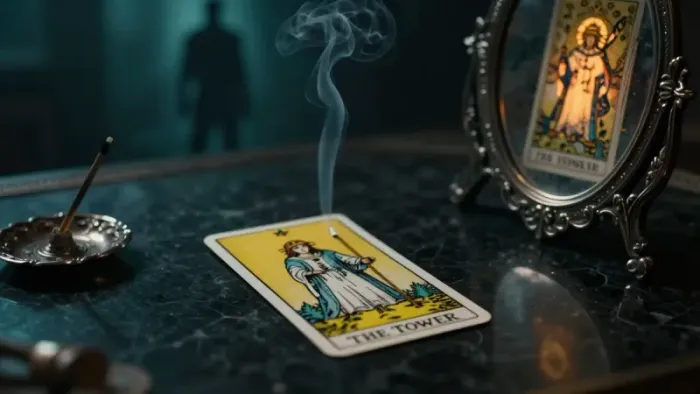 Иллюстрация к статье: Расклад на врага: Как одна карта подсвечивает нашу Тень