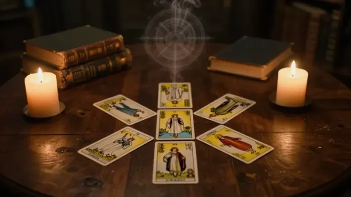 Иллюстрация к статье: Расклад «Пирамида»: как заглянуть в бессознательное через геометрию Таро