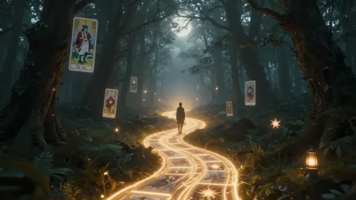 Иллюстрация к статье: Расклад «Путь»: дорожная карта вашей индивидуации сквозь призму Юнга