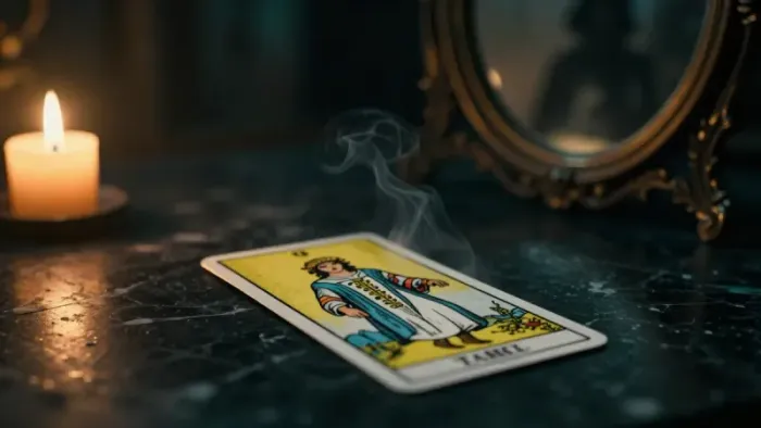 Иллюстрация к статье: Расклад «Слепое пятно» на одну карту: как увидеть то, что скрывает ваше бессознательное