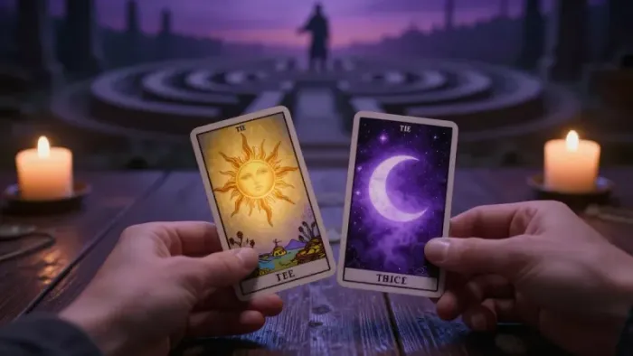 Иллюстрация к статье: Расклад Таро на выбор: как расшифровать сигналы своего бессознательного