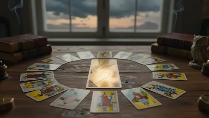 Иллюстрация к статье: Развод как инициация: Психологический расклад Таро на завершение отношений