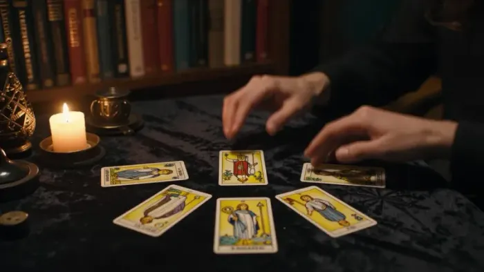 Иллюстрация к статье: Схема расклада на примирение: как помирить Эго и Тени через Таро