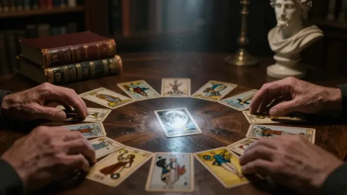 Иллюстрация к статье: Сила чувства Таро: Как архетипы говорят с нашим бессознательным