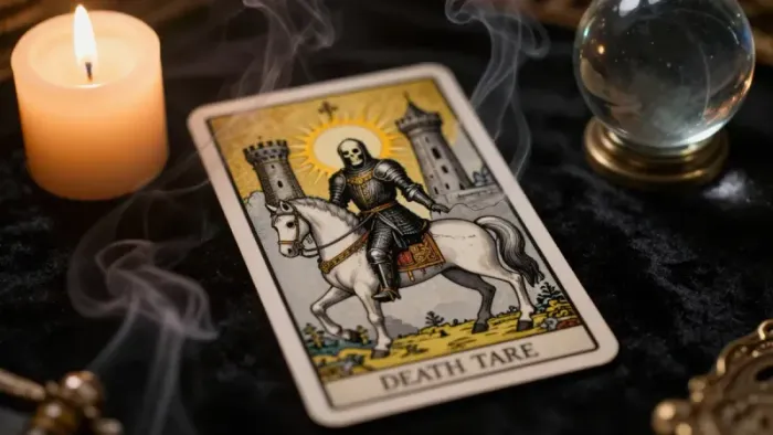 Иллюстрация к статье: Символика карты Смерть: Психологический гид для практика