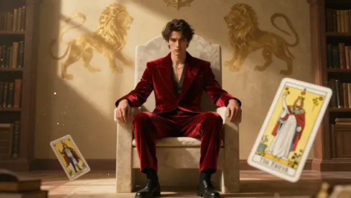 Иллюстрация к статье: Таро Овен август: Архетипы Огня и Тень Императора