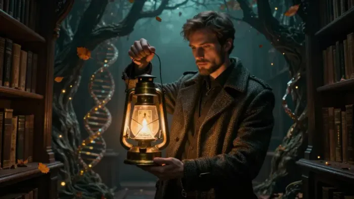 Иллюстрация к статье: Таро-прогноз для Девы на октябрь: В поисках внутреннего света через архетип Отшельника