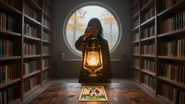 Иллюстрация к статье: Таро-прогноз для Девы на сентябрь: Архетип Отшельника и работа с внутренним порядком